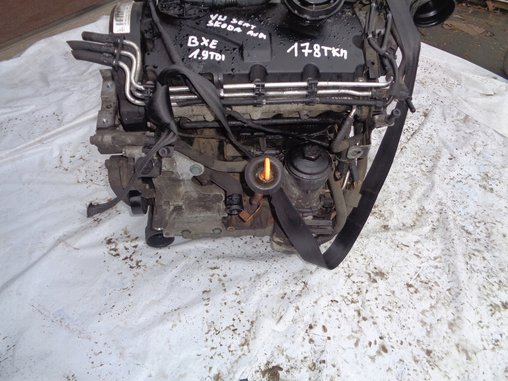 Motor Audi Seat Skoda VW BXE 1.9 TDI 105PS 77kW 178TKm Diesel Engine Komplett