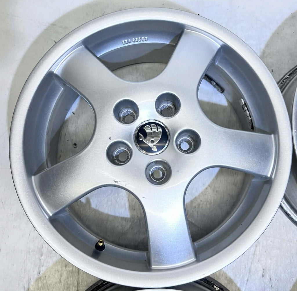 4x Alufelge 16 Zoll 7.0" 5x112 48ET Glanz Silber KBA45563 Rim Wheel FEL4251566719ql