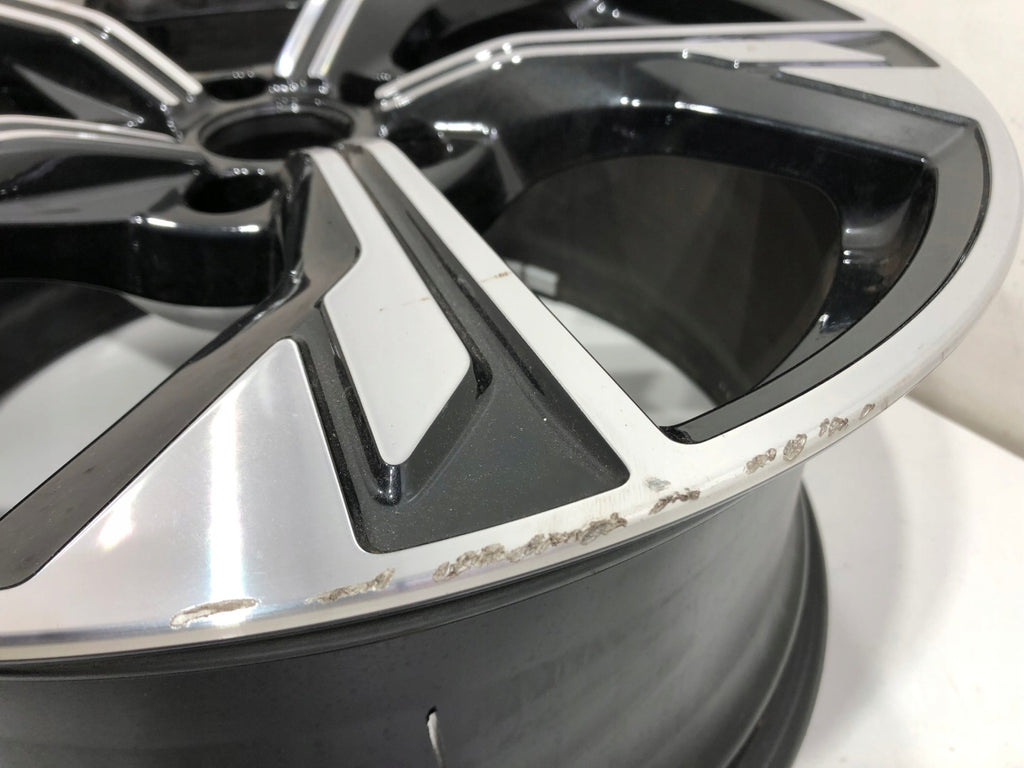 1x Alufelge 19 Zoll 8.5" 5x112 40ET Glanz Schwarz 8W0601025EM Audi A4 B9 FEL1134823137qk
