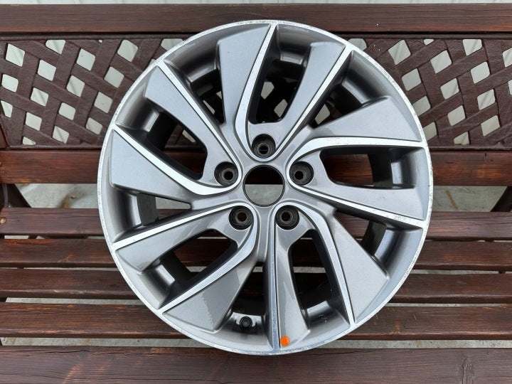 1x Alufelge 17 Zoll 7.0" 5x114.3 58ET Glanz Graphit 5210-G4350 Hyundai I30 Mg FEL1958378659ap