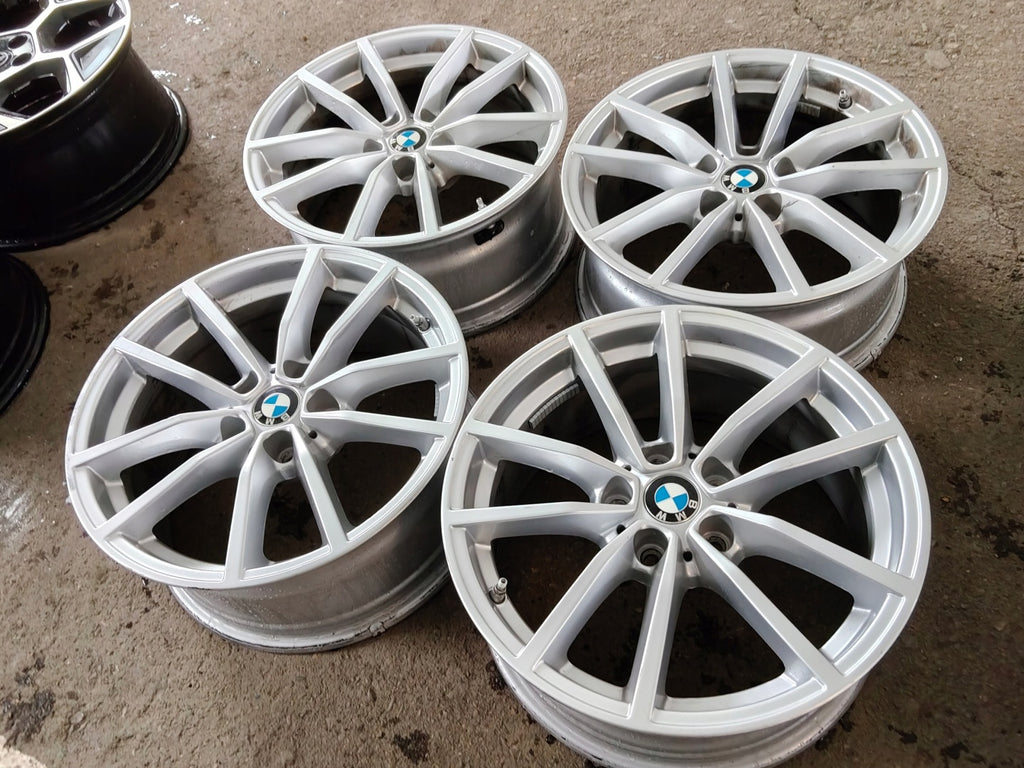 4x Alufelge 17 Zoll 7.5" 5x112 30ET Glanz Silber 6883520 BMW Rim Wheel FEL9379748820ku