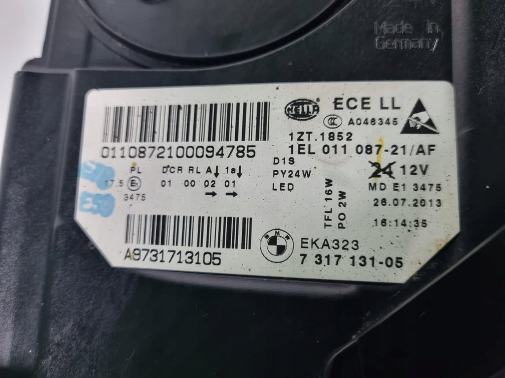 Frontscheinwerfer BMW 5 F11 F10 7317131-05 Xenon Links Scheinwerfer Headlight SCH9947040455iz