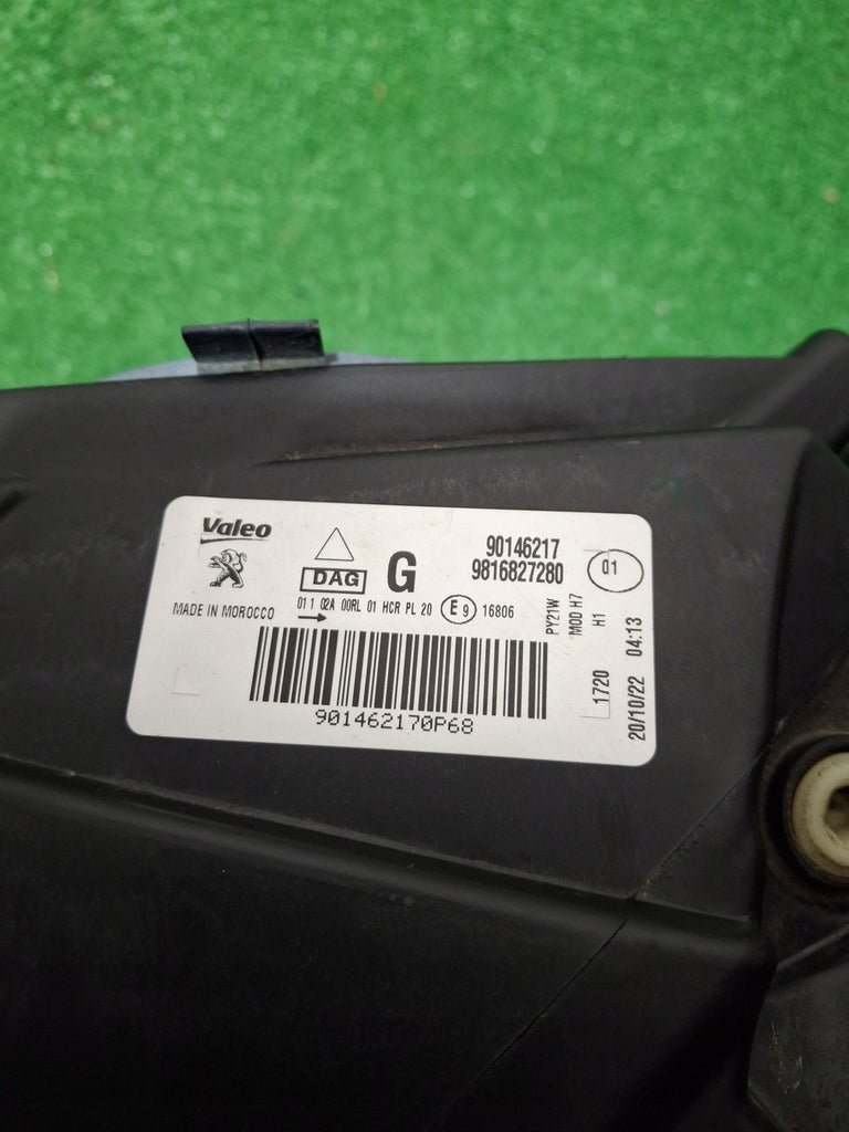 Frontscheinwerfer Peugeot Partner Rifter 9816827280 Links Scheinwerfer Headlight SCH7902849168xt