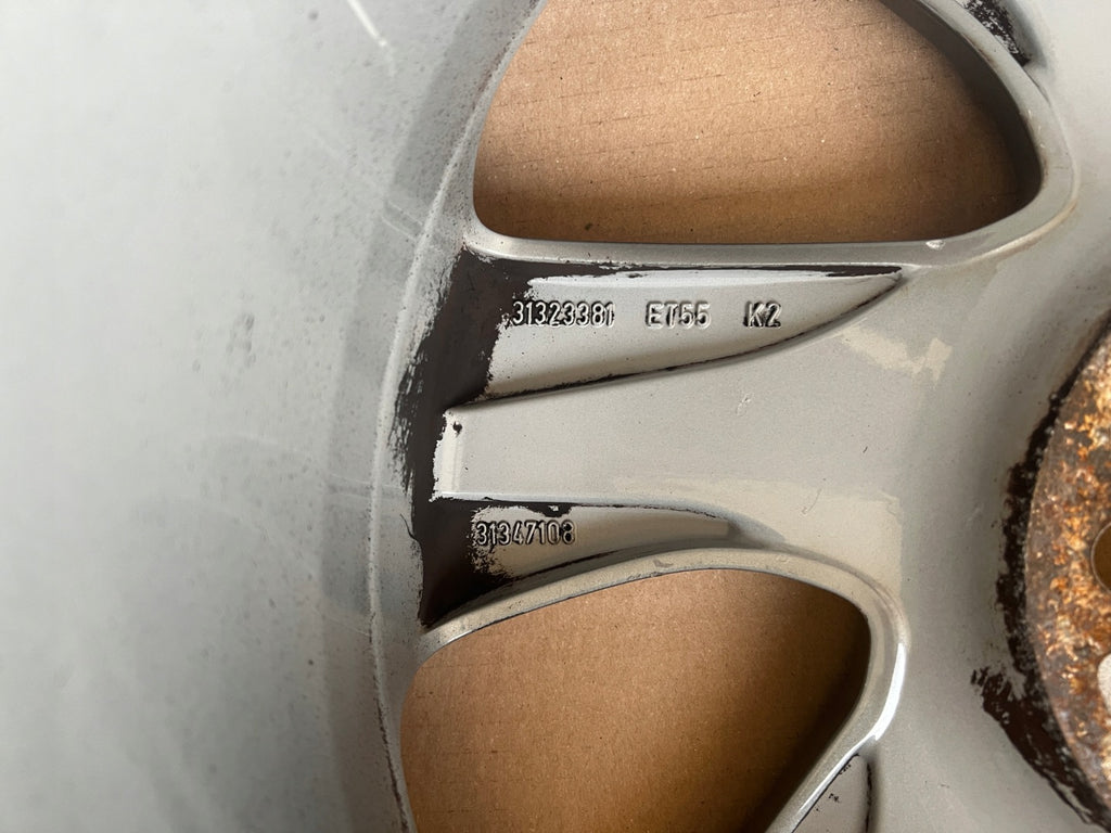 1x Alufelge 18 Zoll 8.0" 5x108 55ET Glanz Grau 31323381 Volvo Rim Wheel FEL3173240352pi