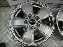 Load image into Gallery viewer, 4x Alufelge 15 Zoll 5.5" 5x112 46ET Glanz Silber 6855101 Mini F57 F56 F55 FEL6022392008dr