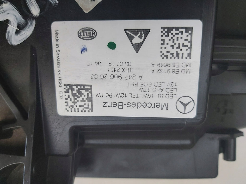 Frontscheinwerfer Mercedes-Benz W247 A2479062603 LED Rechts Headlight SCH3853948445wv