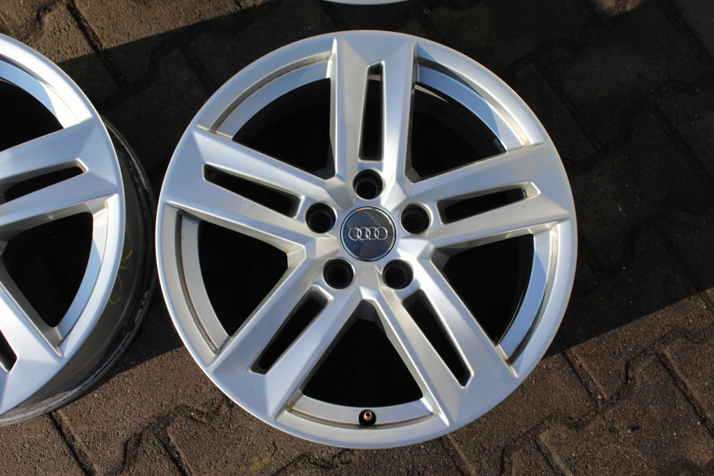 4x Alufelge 17 Zoll 7.0" 5x112 42ET Glanz Silber 8W0601025P Audi A4 B9 Rim Wheel FEL9888933978qz