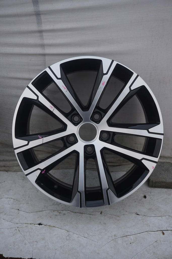1x Alufelge 17 Zoll 7.0" 5x112 49ET Glanz Schwarz 5G0601025AK VW Golf Vii FEL5508413499je