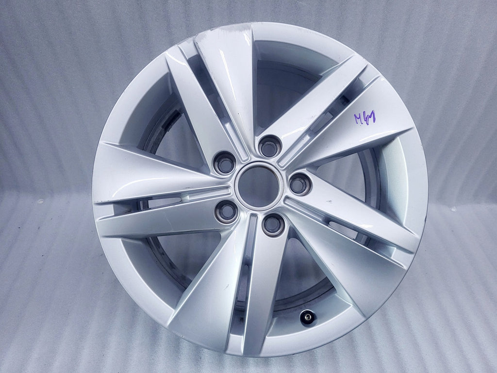 1x Alufelge 16 Zoll 7.0" 5x112 48ET Glanz Silber 5H0601025 VW Golf Rim Wheel