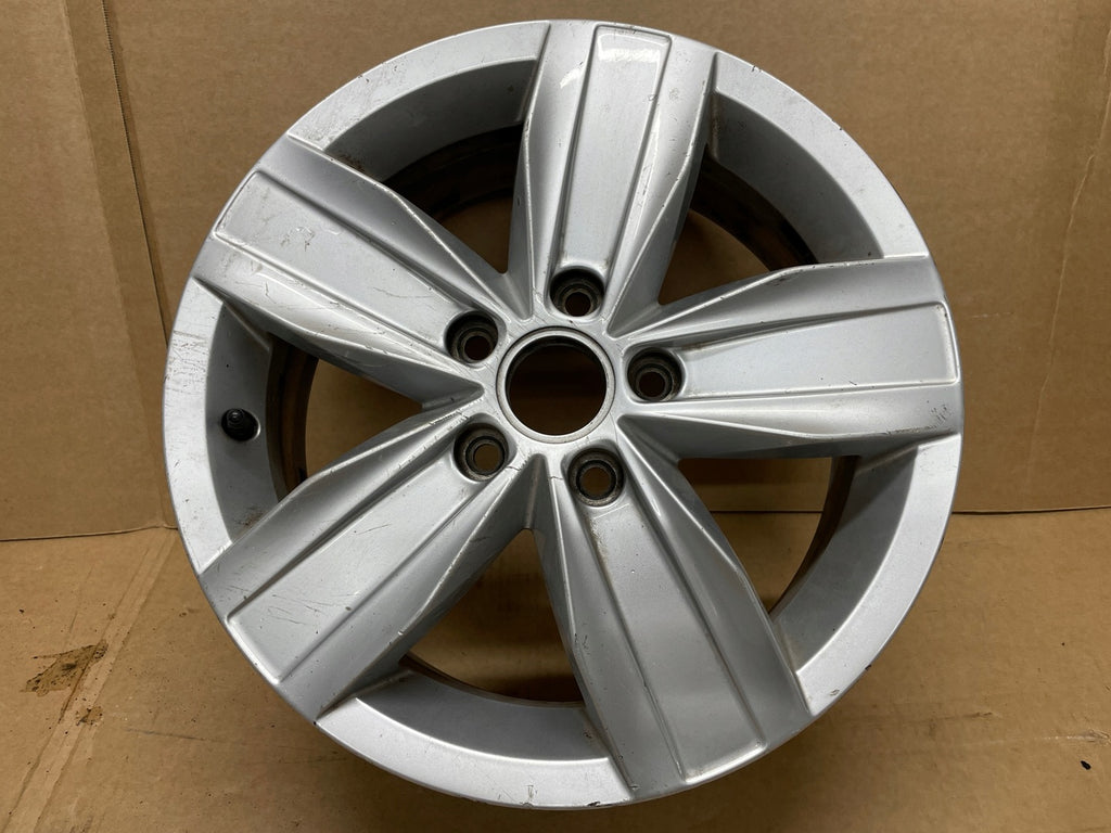 1x Alufelge 16 Zoll 7.0" 5x112 42ET Glanz Silber 2K5601025Q VW Caddy Rim Wheel