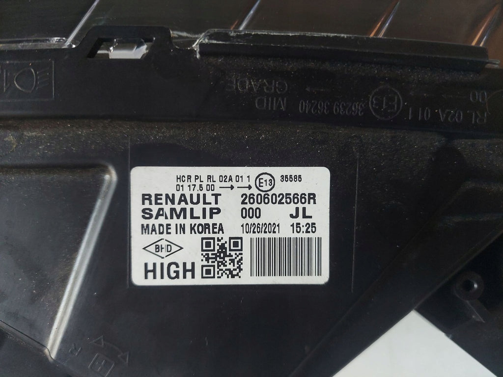 Frontscheinwerfer Renault Arkana 260602566R LED Links Scheinwerfer Headlight SCH8087177082wu