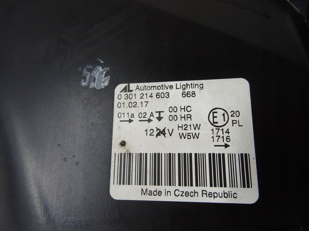 Frontscheinwerfer Opel Zafira B 0301214603 Links Scheinwerfer Headlight