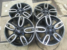 Laden Sie das Bild in den Galerie-Viewer, 4x Alufelge 17 Zoll 7.0" 4x100 55ET Glanz Schwarz 403000076R Renault Rim Wheel FEL6343381812vf