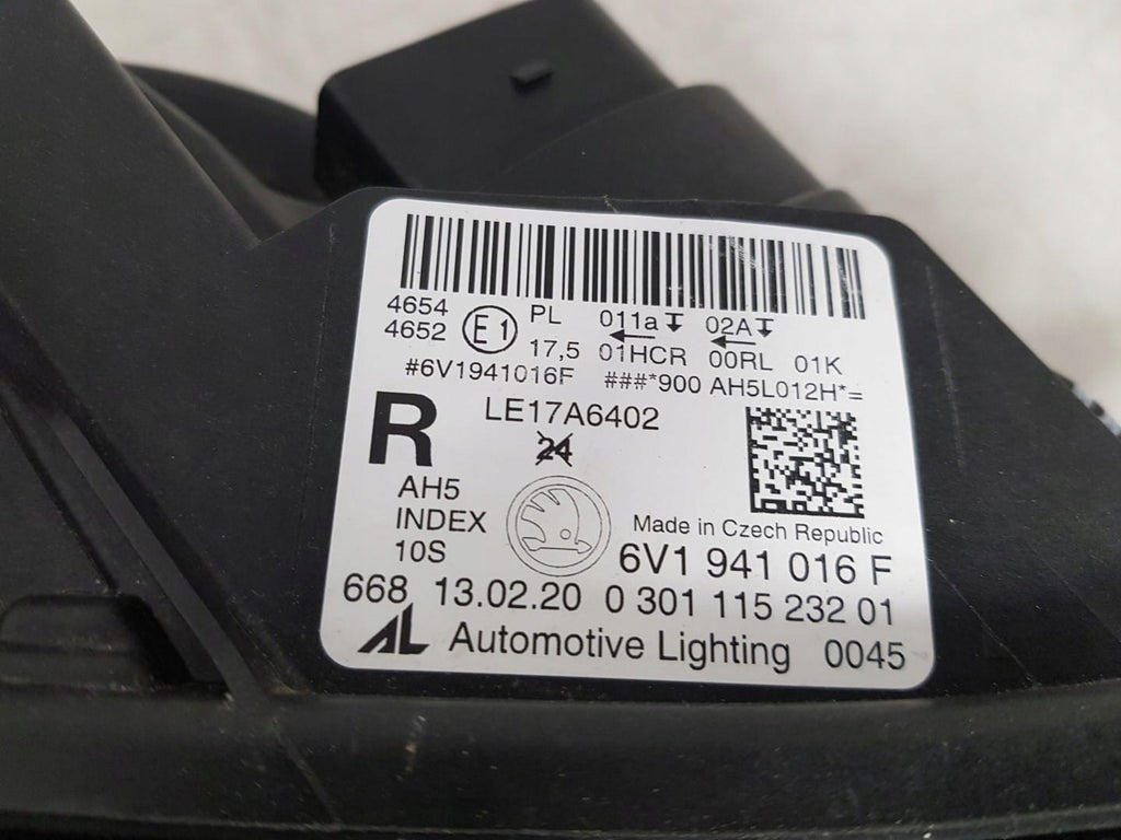 Frontscheinwerfer Skoda Fabia III 6V1941016F Full LED Rechts Headlight SCH2942355083gs