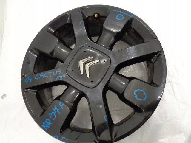 1x Alufelge 16 Zoll 6.5" 4x108 20ET Matt Schwarz 9800494077 Citroën C4 Cactus FEL3726883224bu