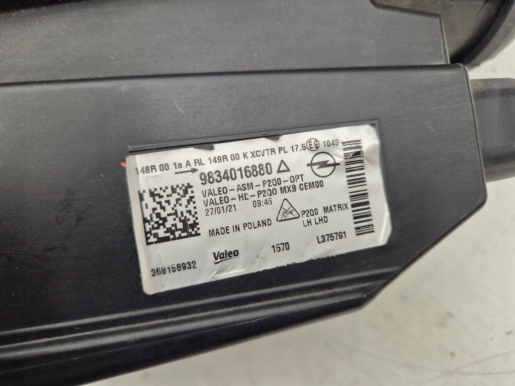 Frontscheinwerfer Opel Mokka 15961145887 Full LED Ein Stück (Rechts oder Links) SCH4660527670uc