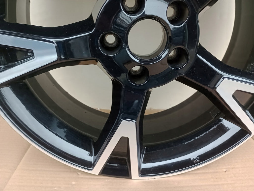 1x Alufelge 19 Zoll 7.5" 5x114.3 40ET Glanz Graphit KB409-5M400 Mg Rim Wheel