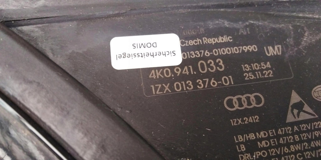 Frontscheinwerfer Audi A6 4K0941033 4K0941034 LED Ein Stück (Rechts oder Links) SCH5731415431lz