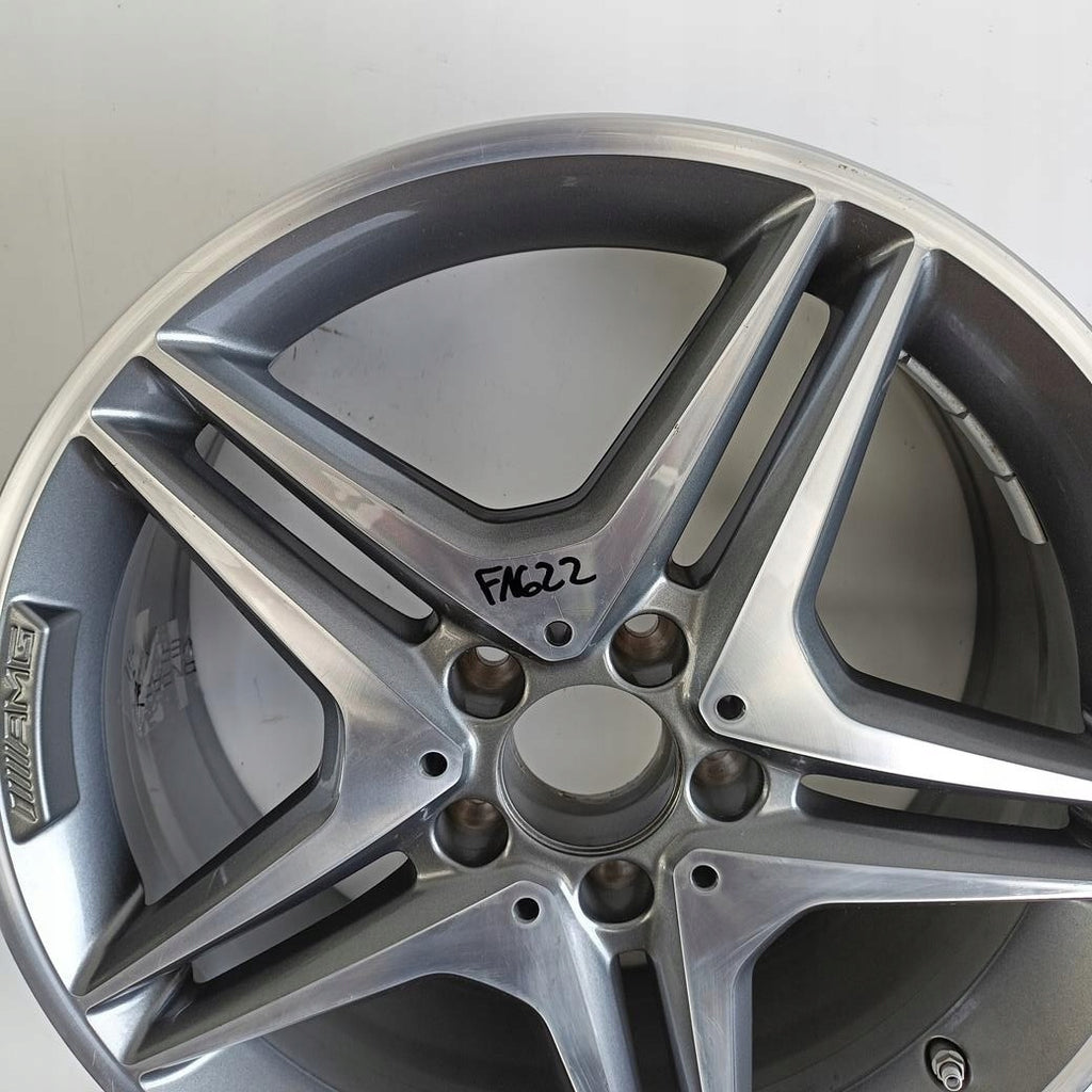 1x Alufelge 17 Zoll 7.5" 5x112 42 5ET Glanz Silber A1764010100 Mercedes-Benz FEL1215509160hk