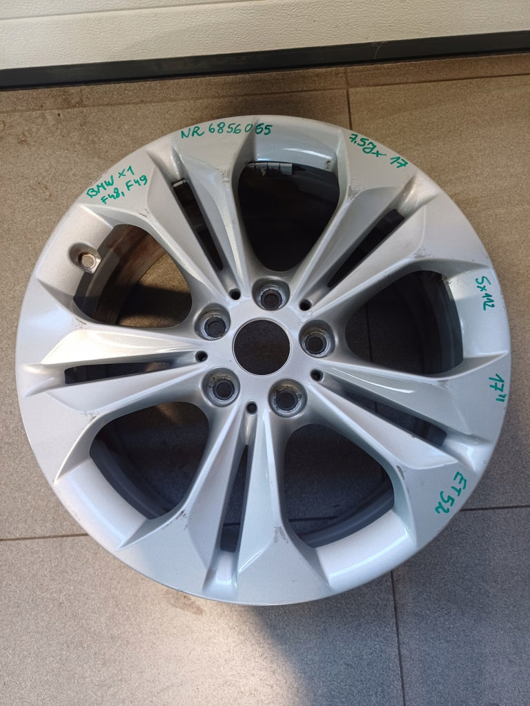 1x Alufelge 17 Zoll 7.5" 5x112 6856065 BMW X1 F48 Rim Wheel FEL2105081140zd