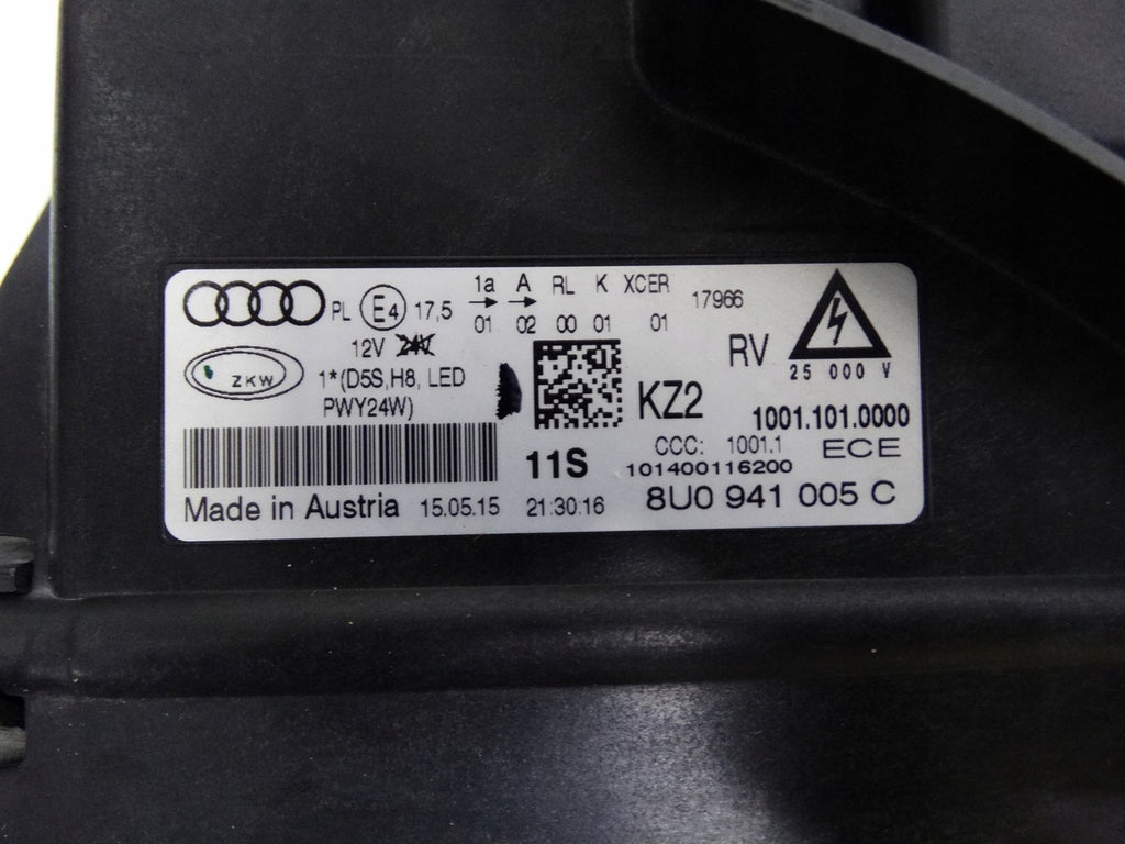 Frontscheinwerfer Audi Q3 8U0941005C Xenon Links Scheinwerfer Headlight SCH7898608100lb