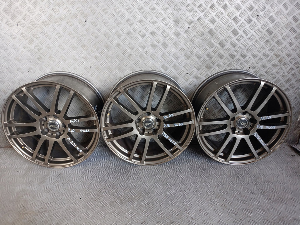 3x Alufelge 18 Zoll 8.0" 5x112 Audi Rim Wheel FEL5905161066bd