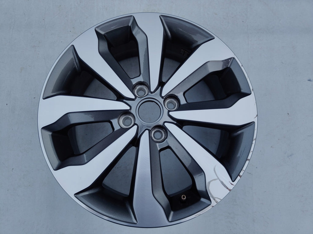 1x Alufelge 16 Zoll 6.0" 4x100 49ET Glanz Graphit 52910H8270 Kia Stonic Mg FEL4609461448uy