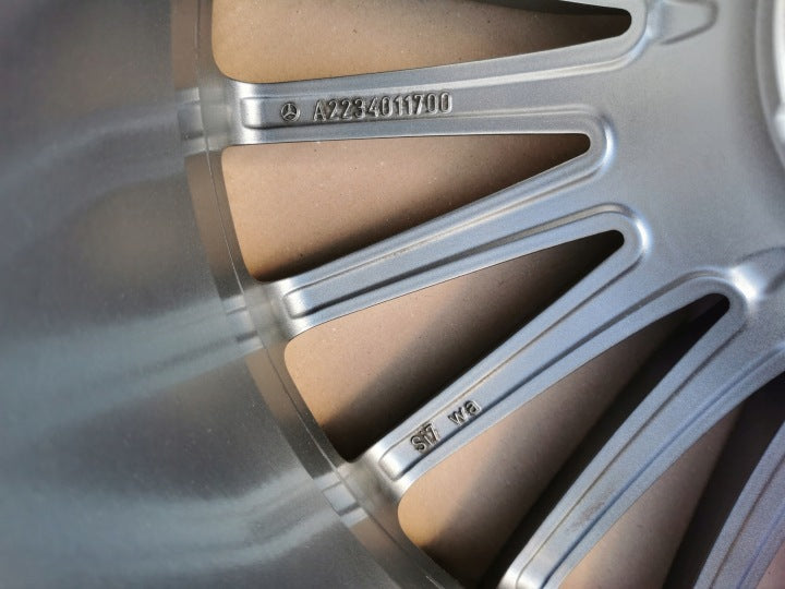 1x Alufelge 21 Zoll 9.0" 5x112 34ET Glanz Silber A2234011700 Mercedes-Benz W223 FEL9357518671am