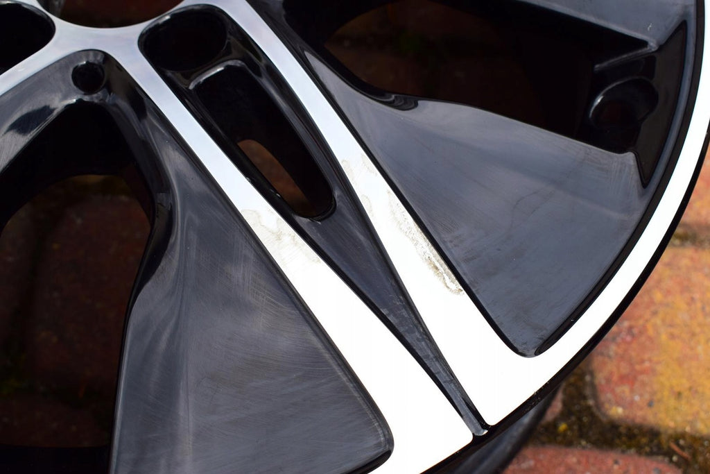 1x Alufelge 17 Zoll 7.0" 5x112 48ET Glanz Schwarz Mercedes-Benz W205 A205