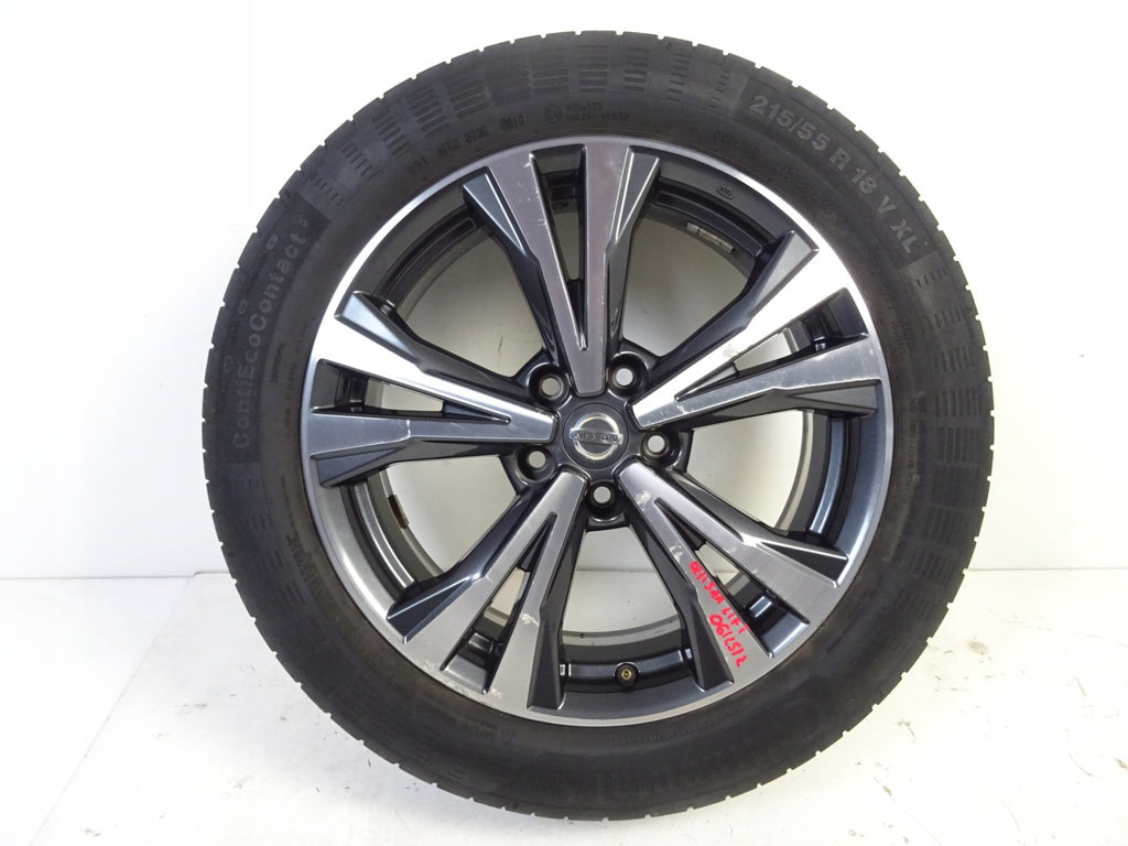 1x Alufelge 18 Zoll 7.0" 5x114.3 40ET Glanz Graphit Nissan Qashqai J11 Rim Wheel FEL1375499349yv