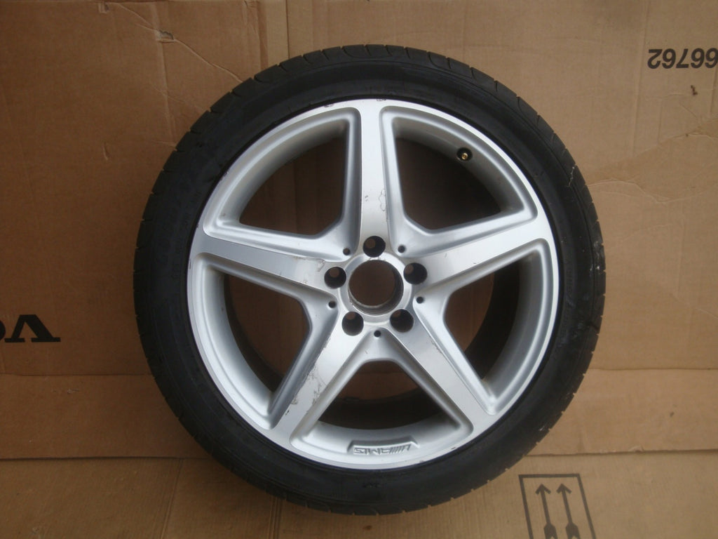 1x Alufelge 18 Zoll 9.5" 5x112 48ET A2184011502 Mercedes-Benz Rim Wheel FEL1722602820cr