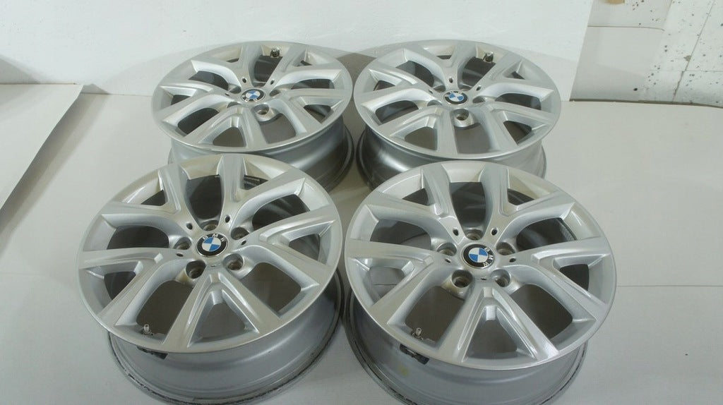 4x Alufelge 17 Zoll 6.5" 5x112 39ET Glanz Silber 6856076 BMW Rim Wheel FEL5745085621bx