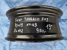 Laden Sie das Bild in den Galerie-Viewer, 1x Alufelge 19 Zoll 7.0" 5x112 43ET Glanz Graphit 5FJ601025A Mg Tarraco FEL5266626817mg