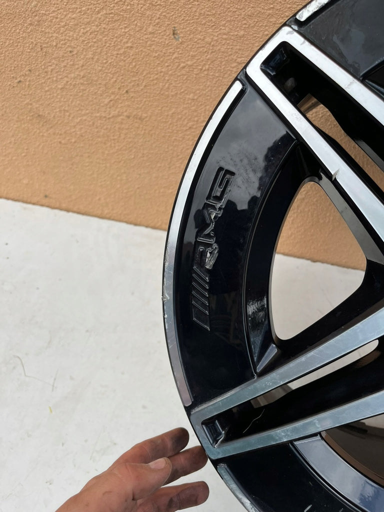 1x Alufelge 18 Zoll 9.0" 5x112 Schwarz A2064016600 Mercedes-Benz W206 Rim Wheel FEL3088560998gb