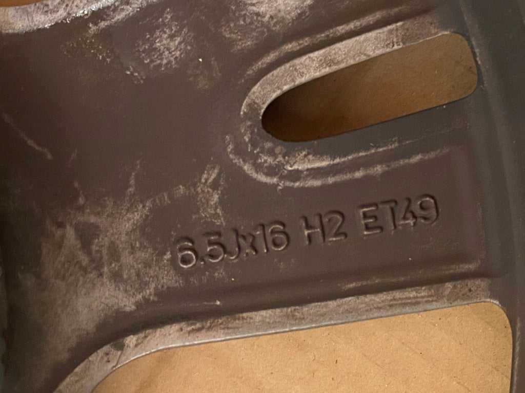 1x Alufelge 16 Zoll 6.5" 5x112 49ET A2464010000 Mercedes-Benz W246 Rim Wheel FEL8713853491vd