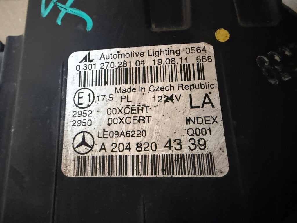 Frontscheinwerfer Mercedes-Benz W204 A20482043 Links Scheinwerfer Headlight SCH1490722070cx