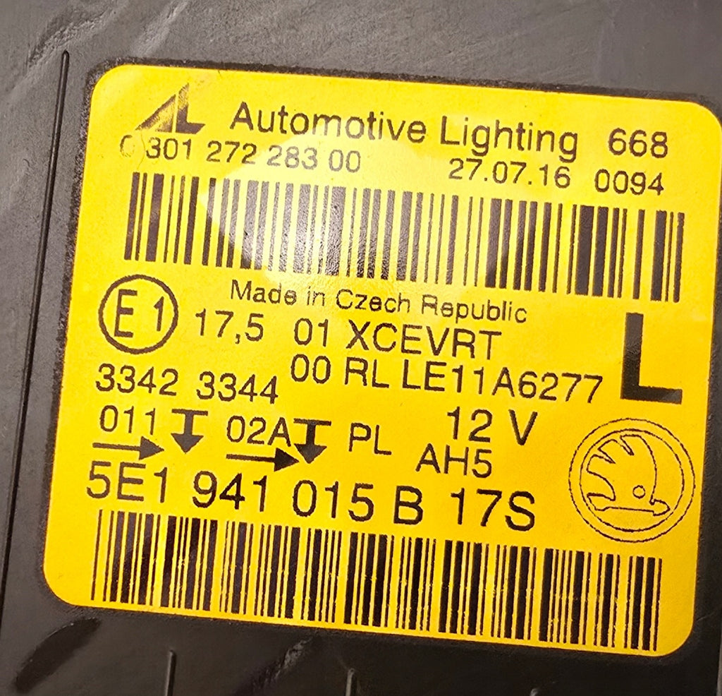 Frontscheinwerfer Skoda Octavia III 5E1941015B Xenon Links Headlight SCH1374972660cx