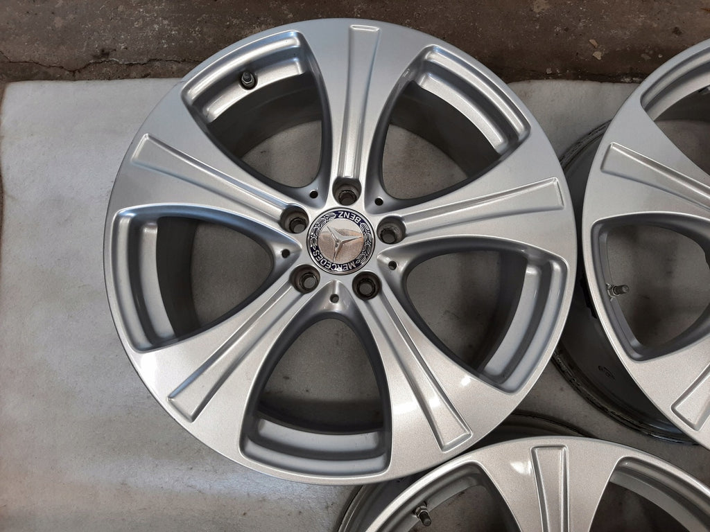 4x Alufelge 18 Zoll 8.0" 5x112 38ET Glanz Silber A2534010800 Mercedes-Benz Glc