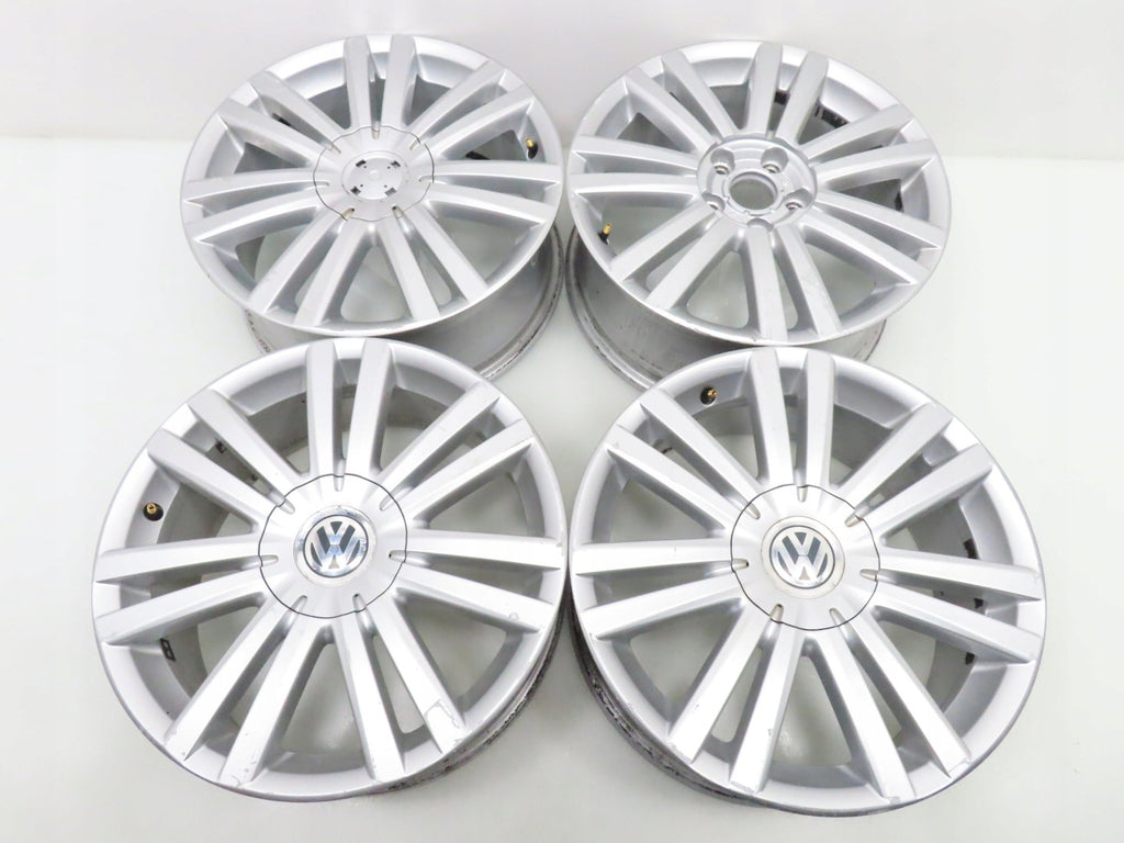 4x Alufelge 17 Zoll 7.0" 5x112 47ET Silber 1T0601025F VW Passat Touran Caddy I FEL1349932533dj