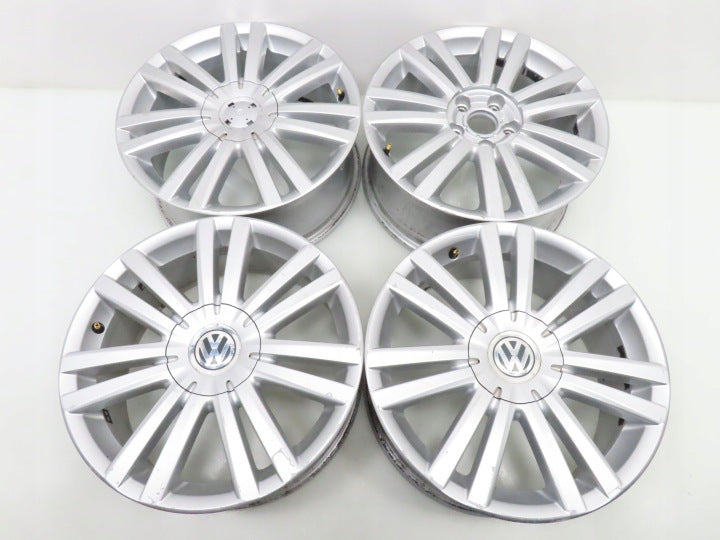4x Alufelge 17 Zoll 7.0" 5x112 47ET Silber 1T0601025F VW Passat Touran Caddy I FEL1349932533dj