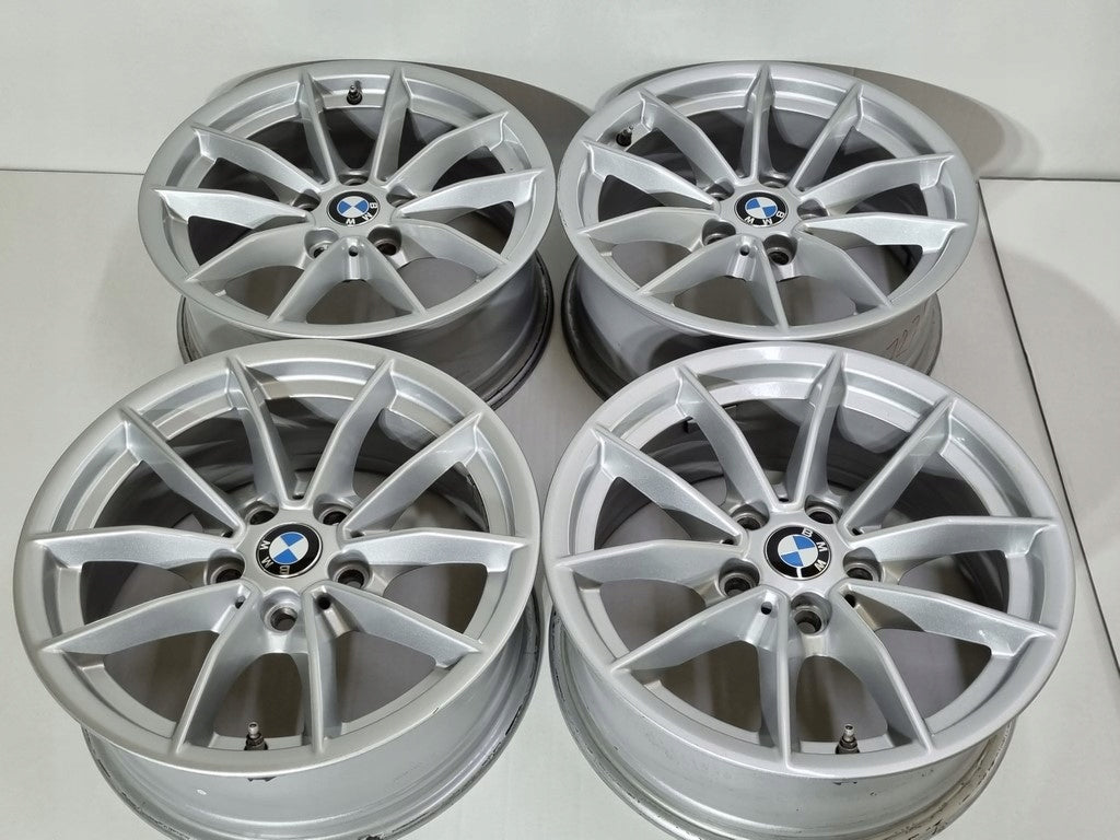 4x Alufelge 16 Zoll 6.5" 5x112 22ET Glanz Silber 6876921 BMW Rim Wheel FEL6091212891ii