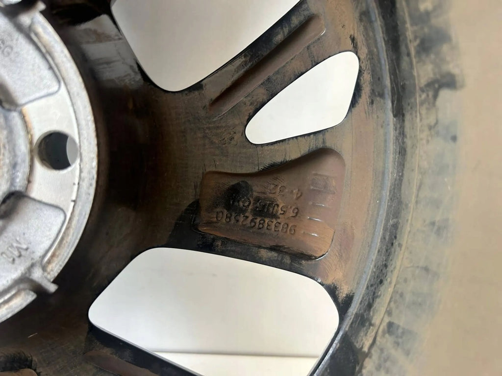 1x Alufelge 16 Zoll 6.5" 4x108 32ET Glanz Schwarz 9833892580 Opel Corsa F FEL1659444787bt