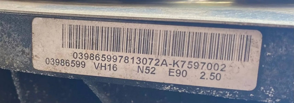 Motor BMW 3 Coupe E92 N52B25AE 2.5 190PS 140kW 75TKm 2010 Benzin Engine Komplett