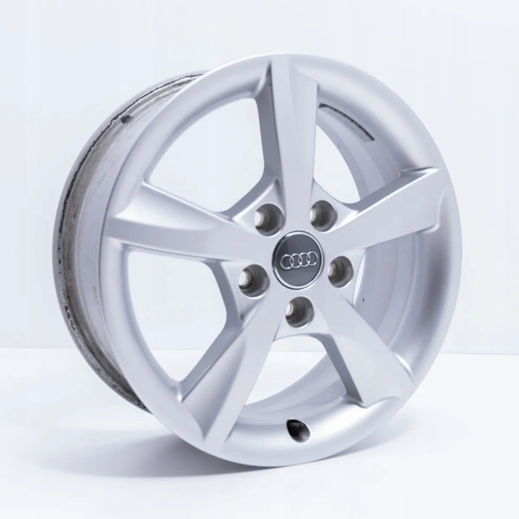 4x Alufelge 16 Zoll 6.0" 5x112 48ET Glanz Silber Audi Rim Wheel FEL6828269199zq