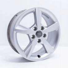 Load image into Gallery viewer, 4x Alufelge 16 Zoll 6.0" 5x112 48ET Glanz Silber Audi Rim Wheel FEL6828269199zq