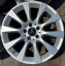 Load image into Gallery viewer, 4x Alufelge 18 Zoll 8.0" 5x112 56ET Glanz Silber A1664010602 Mercedes-Benz FEL1496159863gr