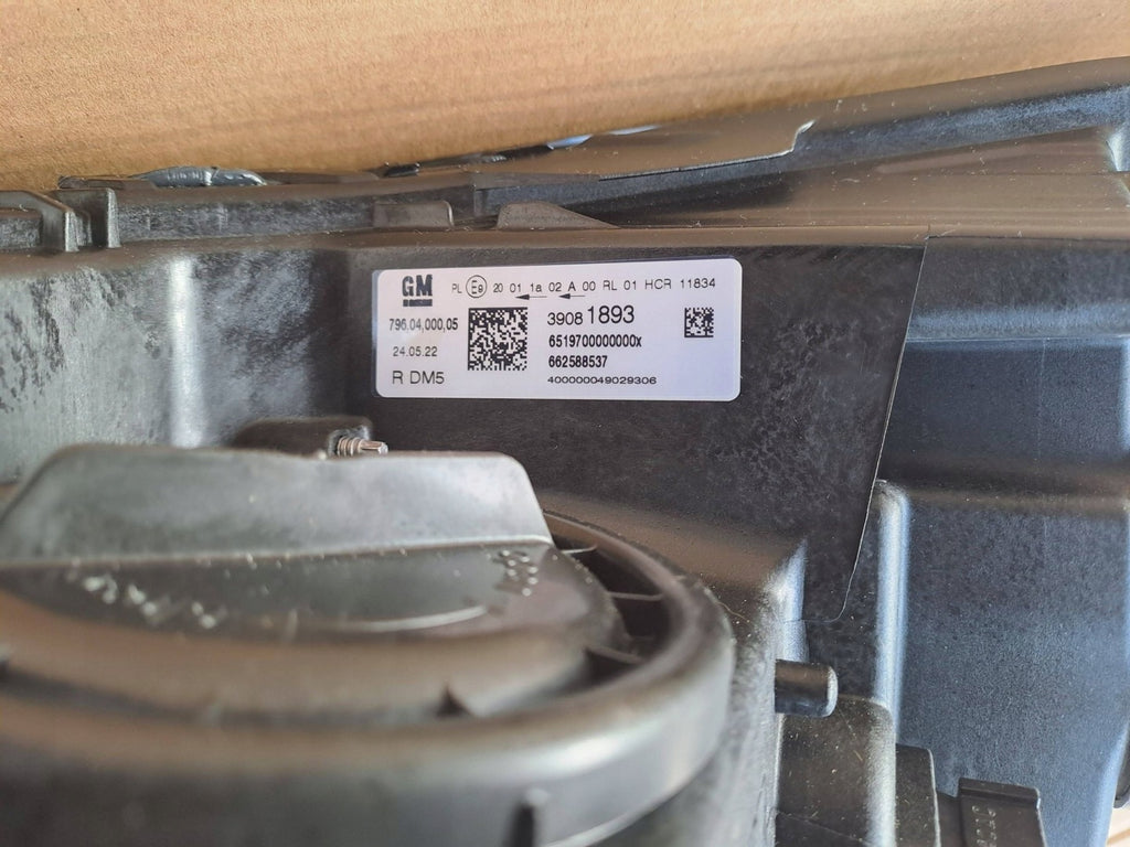 Frontscheinwerfer Opel Astra K 39081893 LED Rechts Scheinwerfer Headlight SCH2377581312pz