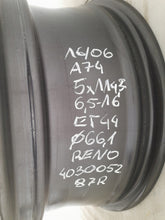 Load image into Gallery viewer, 1x Alufelge 16 Zoll 6.5" 5x114.3 44ET Matt Schwarz 403005287R Renault Rim Wheel FEL5169521627ri