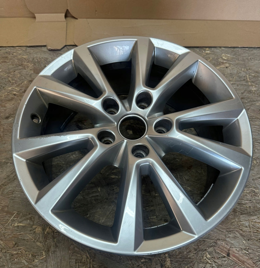 1x Alufelge 18 Zoll 8.0" 5x112 53ET Glanz Schwarz 7P6601025C VW Touareg FEL2642943107vn