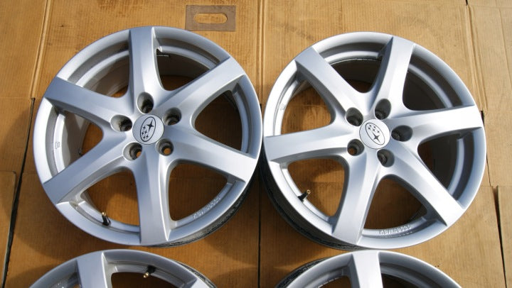 4x Alufelge 17 Zoll 7.5" 5x100 Subaru Rim Wheel FEL5019336610kc